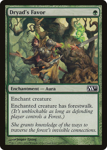 Dryad's Favor [Magic 2011] - The Mythic Store | 24h Order Processing