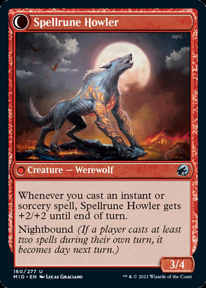 Spellrune Painter // Spellrune Howler [Innistrad: Midnight Hunt] - The Mythic Store | 24h Order Processing