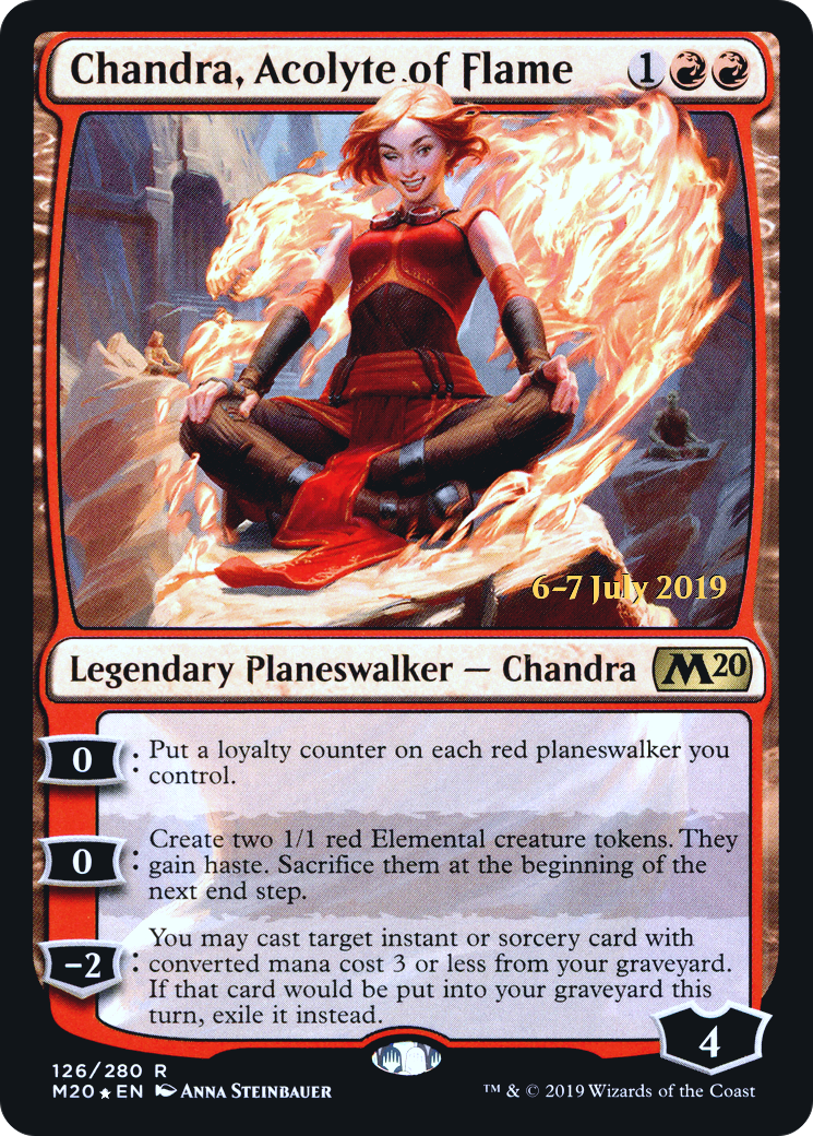 Chandra, Acolyte of Flame [Core Set 2020 Prerelease Promos] - The Mythic Store | 24h Order Processing