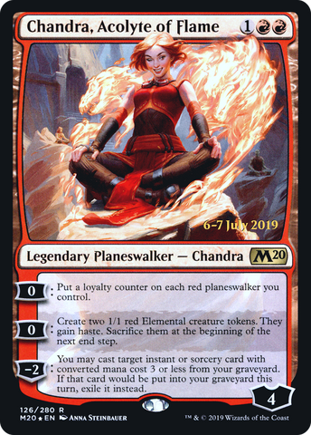 Chandra, Acolyte of Flame [Core Set 2020 Prerelease Promos] - The Mythic Store | 24h Order Processing