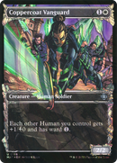 Coppercoat Vanguard (Showcase Halo Foil) [March of the Machine: The Aftermath] - The Mythic Store | 24h Order Processing