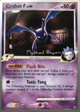Crobat G LV.44 (47/127) (Happy Luck - Mychael Bryan) [World Championships 2010] - The Mythic Store | 24h Order Processing