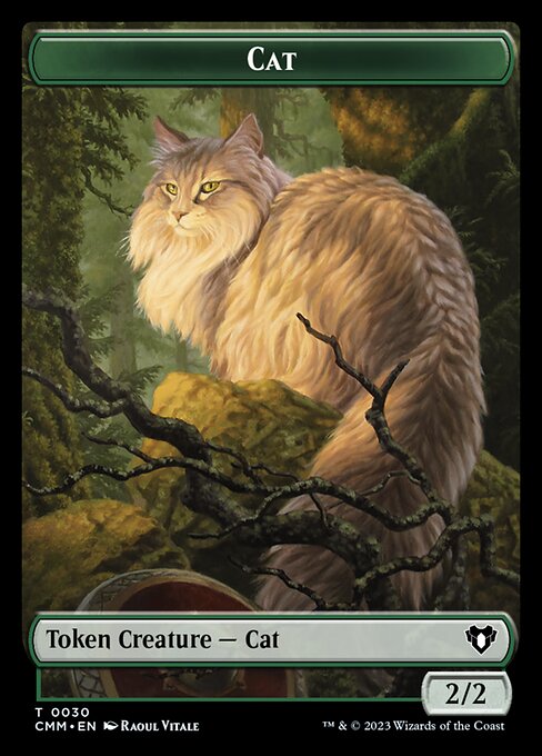 Treasure // Cat (0030) Double-Sided Token [Commander Masters Tokens] - The Mythic Store | 24h Order Processing