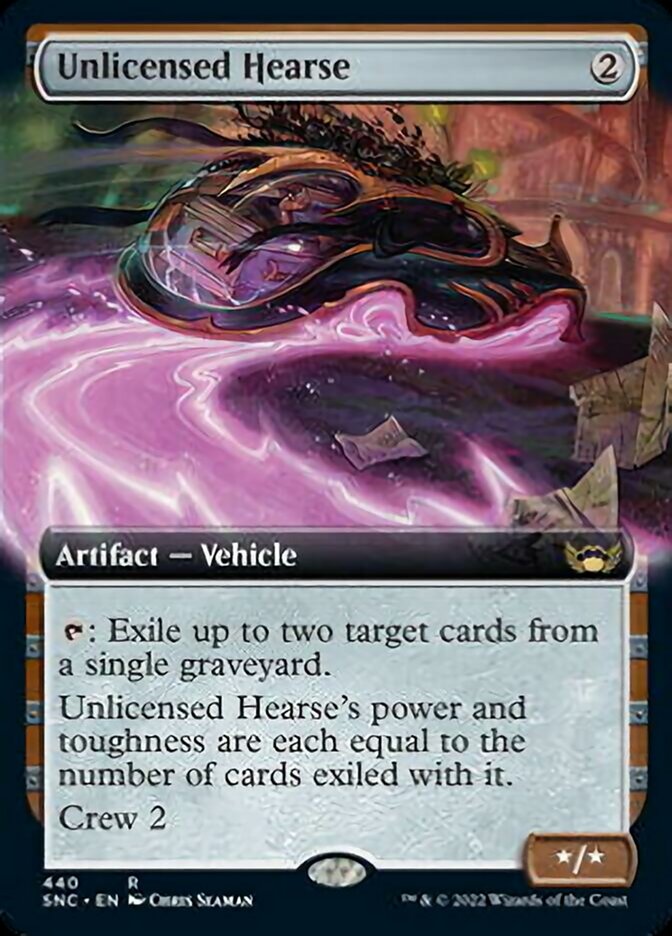 Unlicensed Hearse (Extended Art) [Streets of New Capenna] - The Mythic Store | 24h Order Processing