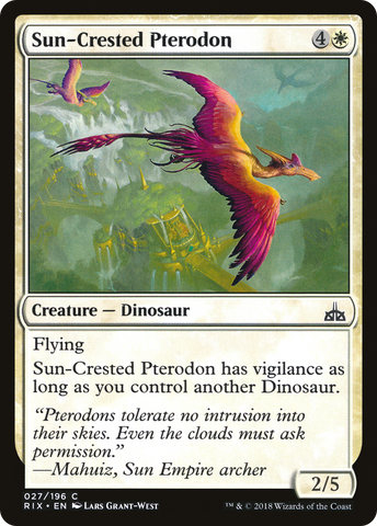 Sun-Crested Pterodon [Rivals of Ixalan] - The Mythic Store | 24h Order Processing