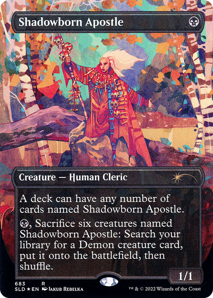 Shadowborn Apostle (Borderless) (683) [Secret Lair Drop Promos] - The Mythic Store | 24h Order Processing