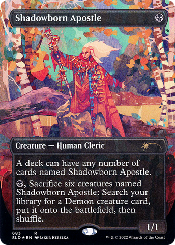 Shadowborn Apostle (Borderless) (683) [Secret Lair Drop Promos] - The Mythic Store | 24h Order Processing
