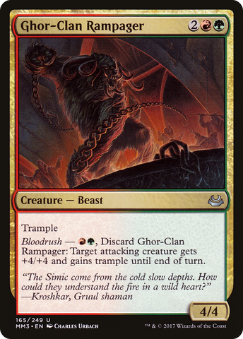 Ghor-Clan Rampager [Modern Masters 2017] - The Mythic Store | 24h Order Processing