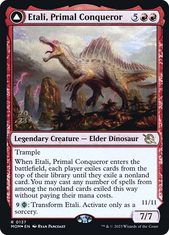 Etali, Primal Conqueror // Etali, Primal Sickness [March of the Machine Prerelease Promos] - The Mythic Store | 24h Order Processing