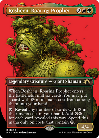 Rosheen, Roaring Prophet (Borderless) [Modern Horizons 3] - The Mythic Store | 24h Order Processing