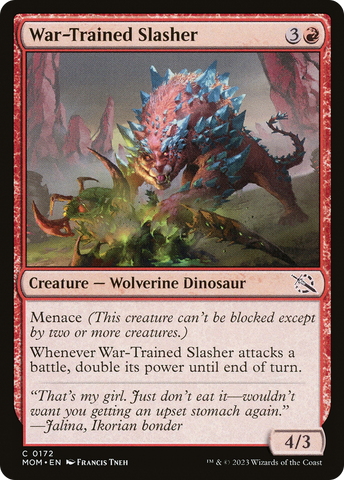 War-Trained Slasher [March of the Machine] - The Mythic Store | 24h Order Processing