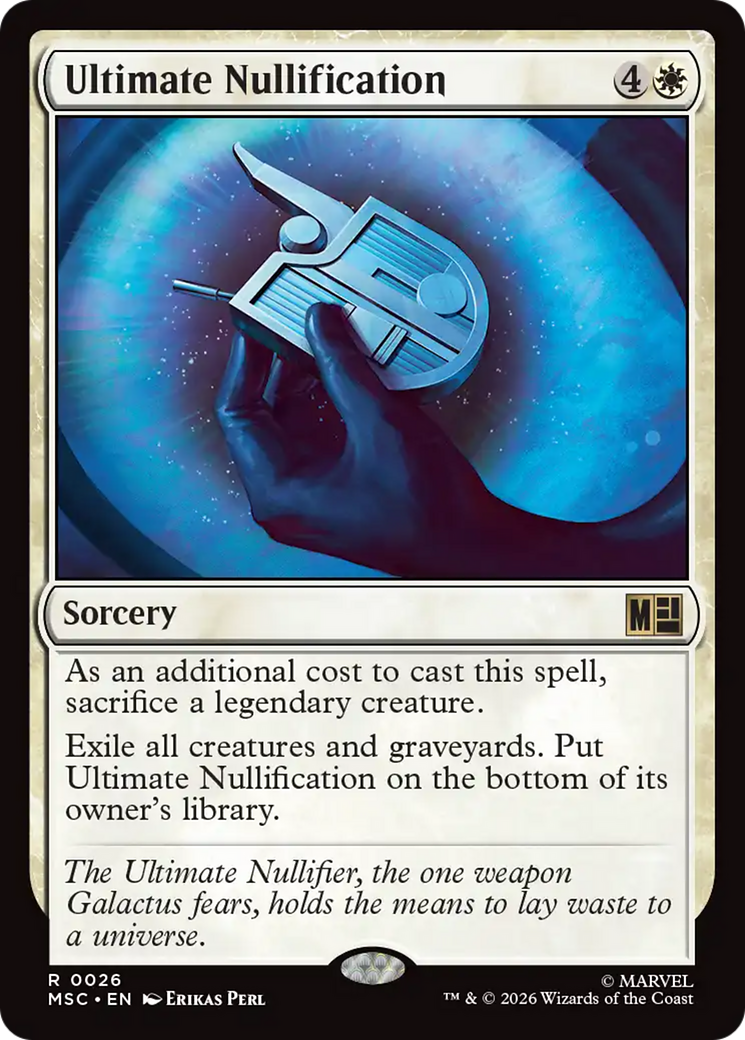 Ultimate Nullification (Surge Foil) [Marvel Super Heroes Commander] - The Mythic Store | 24h Order Processing