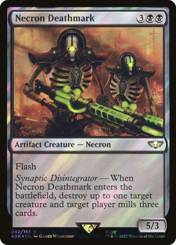 Necron Deathmark (Surge Foil) [Warhammer 40,000] - The Mythic Store | 24h Order Processing