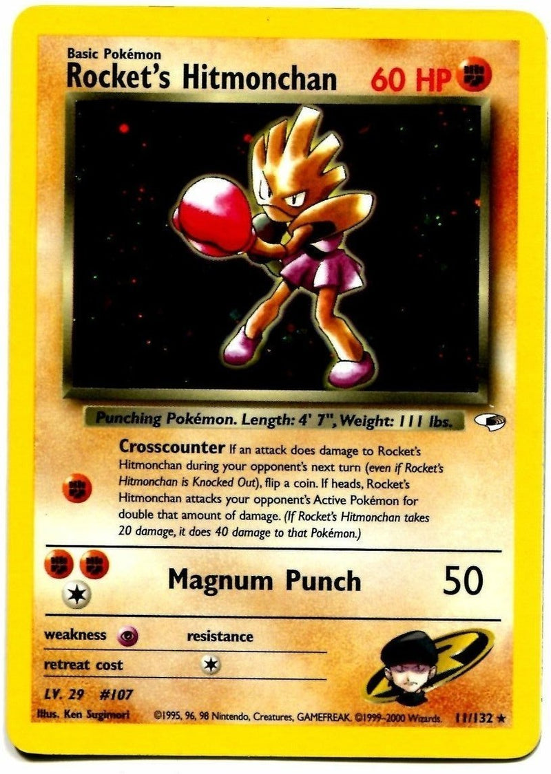Rocket's Hitmonchan (11/132) [Gym Heroes Unlimited] - The Mythic Store | 24h Order Processing