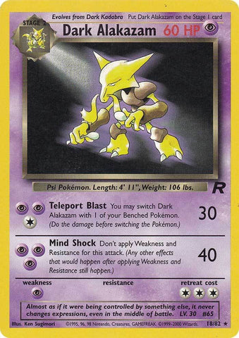 Dark Alakazam (18/82) [Team Rocket Unlimited] - The Mythic Store | 24h Order Processing