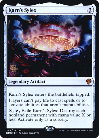 Karn's Sylex [Dominaria United Prerelease Promos] - The Mythic Store | 24h Order Processing