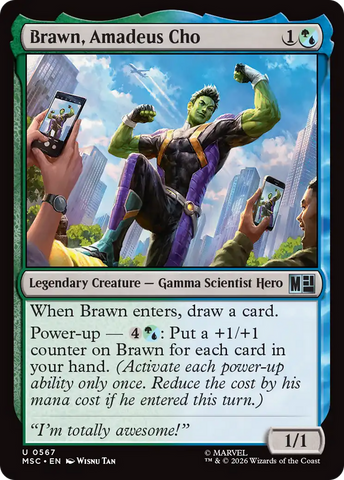 Brawn, Amadeus Cho [Marvel Super Heroes Commander] - The Mythic Store | 24h Order Processing