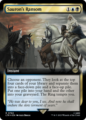 Sauron's Ransom (Extended Art) (Surge Foil) [The Lord of the Rings: Tales of Middle-Earth] - The Mythic Store | 24h Order Processing