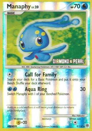 Manaphy (9/130) [Burger King Promos: 2008 Collection] - The Mythic Store | 24h Order Processing
