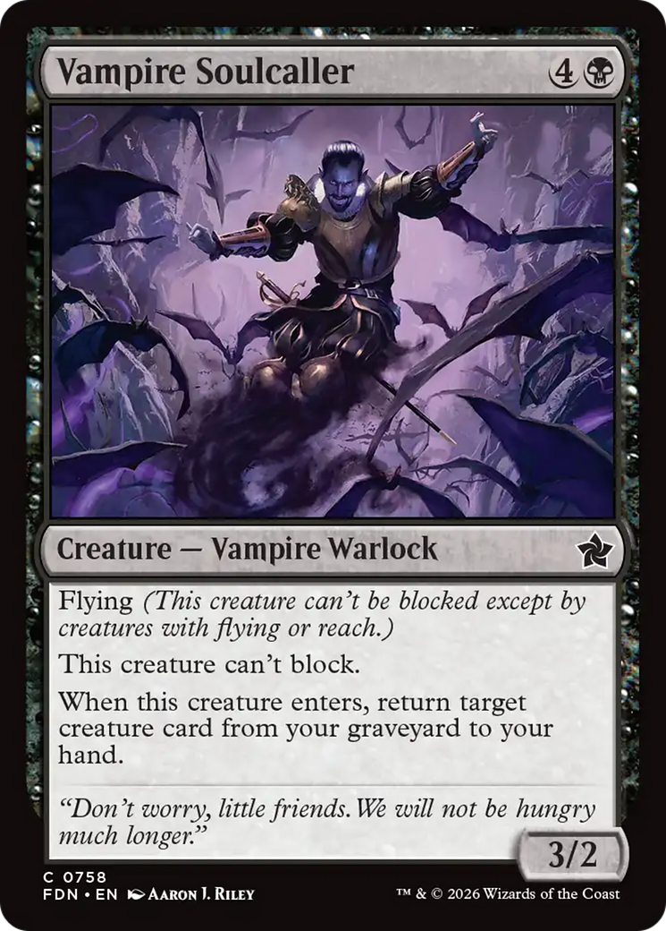 Vampire Soulcaller (0758) [Foundations] - The Mythic Store | 24h Order Processing