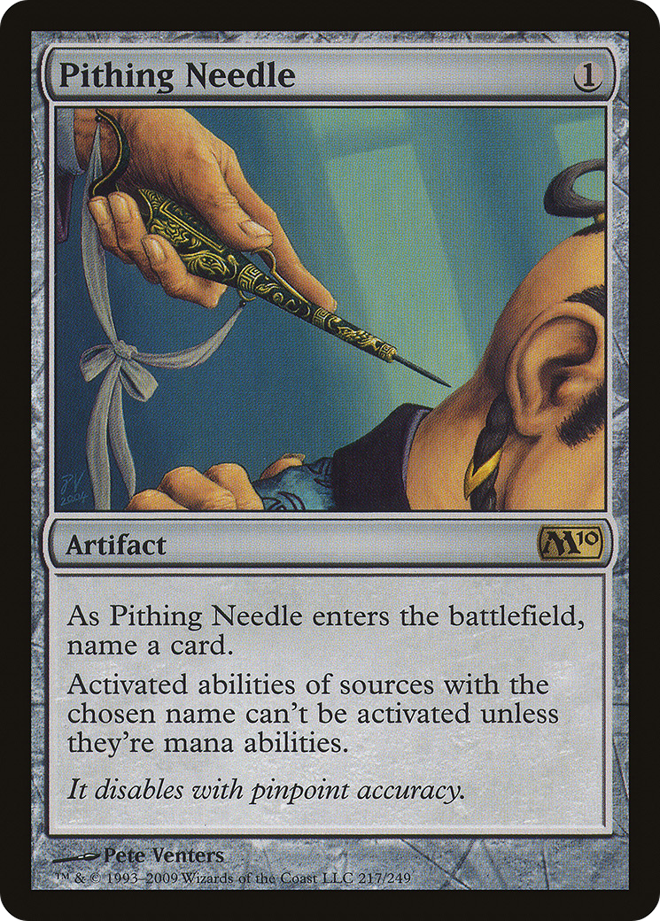Pithing Needle [Magic 2010] - The Mythic Store | 24h Order Processing