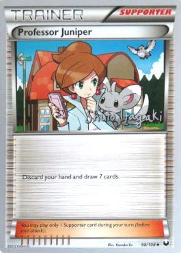 Professor Juniper (98/108) (Terraki-Mewtwo - Shuto Itagaki) [World Championships 2012] - The Mythic Store | 24h Order Processing