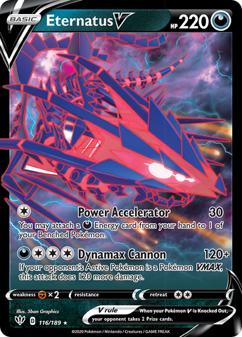 Eternatus V (116/189) [Sword & Shield: Darkness Ablaze] - The Mythic Store | 24h Order Processing