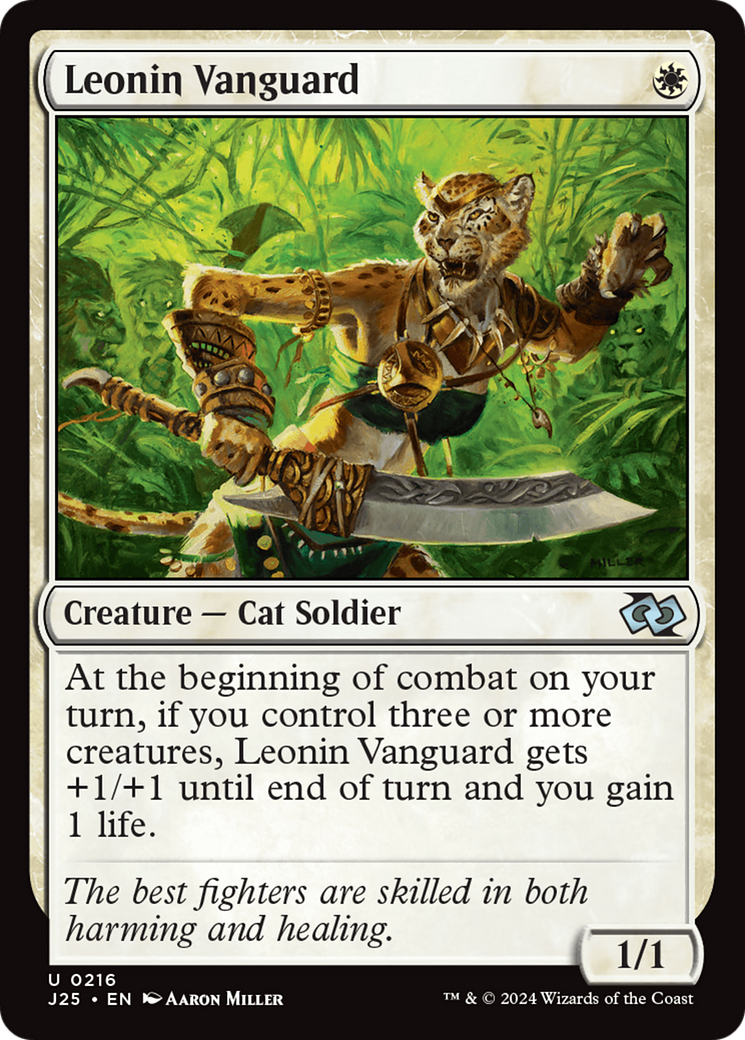 Leonin Vanguard [Foundations Jumpstart] - The Mythic Store | 24h Order Processing
