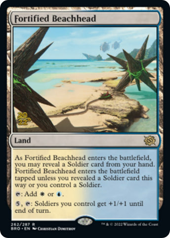 Fortified Beachhead [The Brothers' War Prerelease Promos] - The Mythic Store | 24h Order Processing