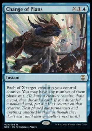 Change of Plans (Promo Pack) [Streets of New Capenna Commander Promos] - The Mythic Store | 24h Order Processing