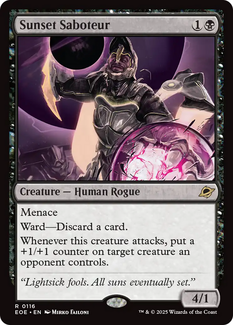 Sunset Saboteur [Edge of Eternities] - The Mythic Store | 24h Order Processing