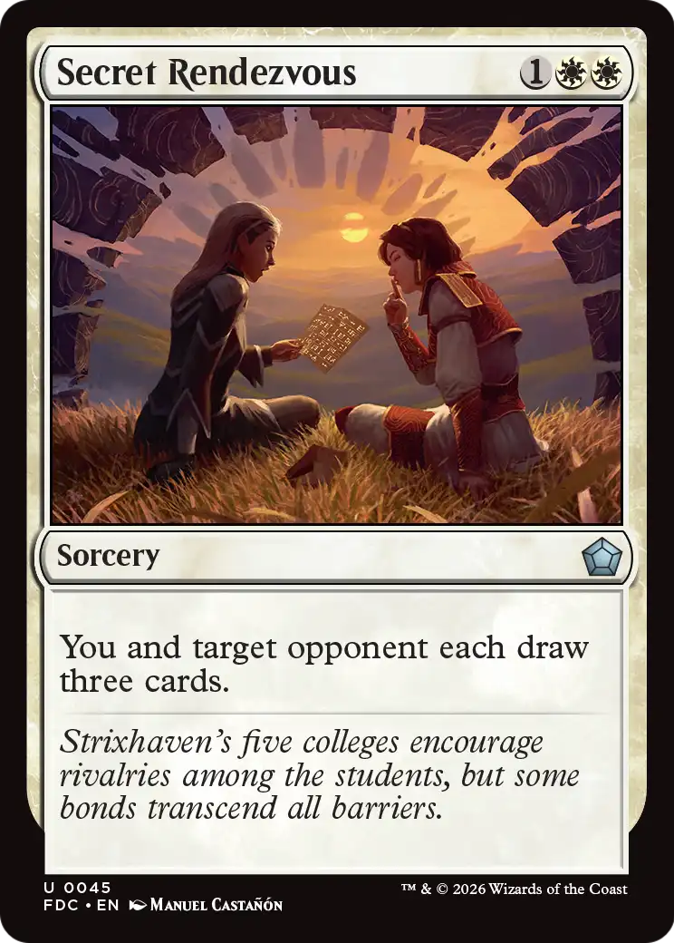 Secret Rendezvous [Foundations Commander] - The Mythic Store | 24h Order Processing