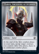 Treasure // Zariel, Archduke of Avernus Emblem Double-Sided Token [Dungeons & Dragons: Adventures in the Forgotten Realms Tokens] - The Mythic Store | 24h Order Processing