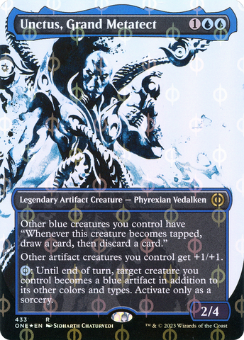Unctus, Grand Metatect (Borderless Ichor Step-and-Compleat Foil) [Phyrexia: All Will Be One] - The Mythic Store | 24h Order Processing