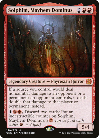 Solphim, Mayhem Dominus [Phyrexia: All Will Be One] - The Mythic Store | 24h Order Processing