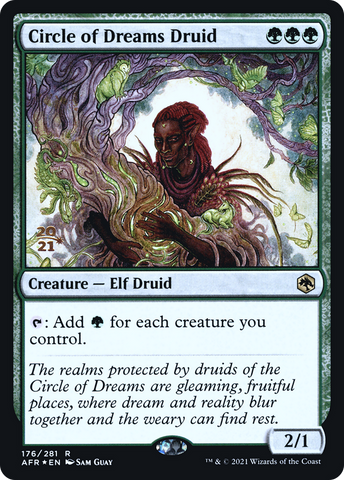 Circle of Dreams Druid [Dungeons & Dragons: Adventures in the Forgotten Realms Prerelease Promos] - The Mythic Store | 24h Order Processing