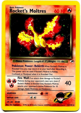 Rocket's Moltres (12/132) [Gym Heroes Unlimited] - The Mythic Store | 24h Order Processing