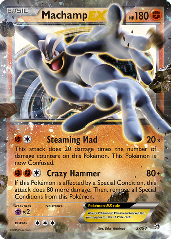 Machamp EX (37/98) [XY: Ancient Origins] - The Mythic Store | 24h Order Processing
