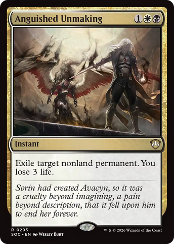 Anguished Unmaking [Secrets of Strixhaven Commander] - The Mythic Store | 24h Order Processing