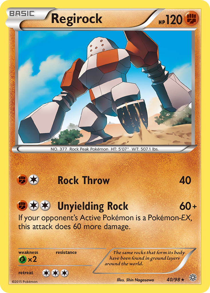 Regirock (40/98) [XY: Ancient Origins] - The Mythic Store | 24h Order Processing