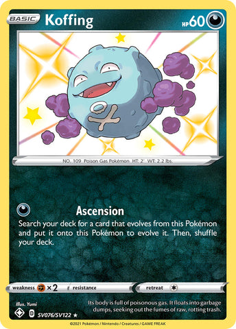 Koffing (SV076/SV122) [Sword & Shield: Shining Fates] - The Mythic Store | 24h Order Processing