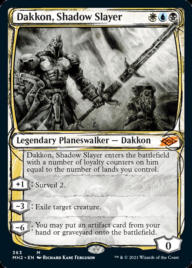 Dakkon, Shadow Slayer (Sketch) [Modern Horizons 2] - The Mythic Store | 24h Order Processing