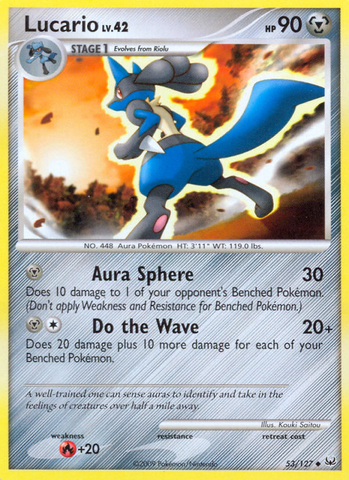 Lucario (53/127) [Platinum: Base Set] - The Mythic Store | 24h Order Processing