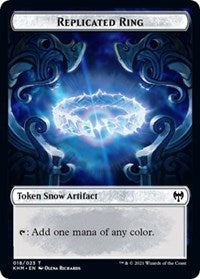 Replicated Ring // Thopter Double-Sided Token [Kaldheim Commander Tokens] - The Mythic Store | 24h Order Processing