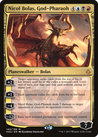 Nicol Bolas, God-Pharaoh (Promo Pack) [Hour of Devastation Promos] - The Mythic Store | 24h Order Processing