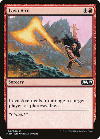 Lava Axe [Core Set 2019] - The Mythic Store | 24h Order Processing
