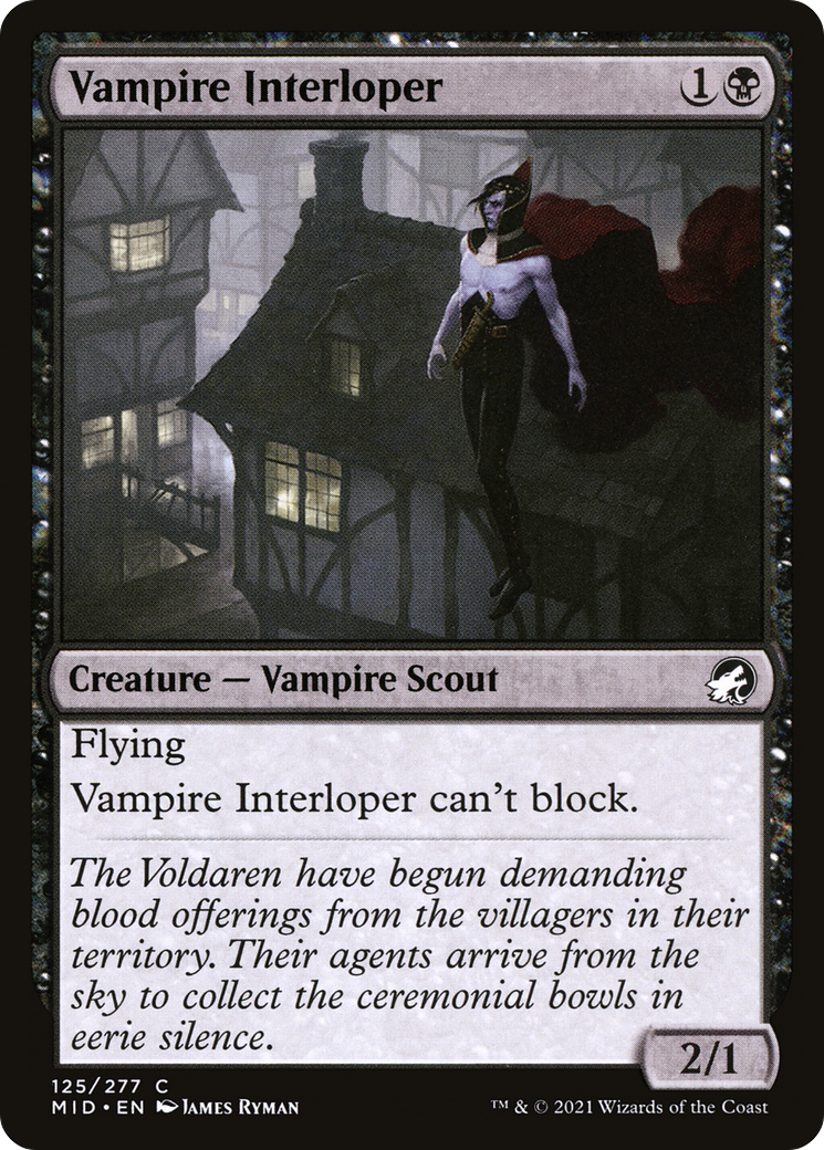 Vampire Interloper [Innistrad: Midnight Hunt] - The Mythic Store | 24h Order Processing