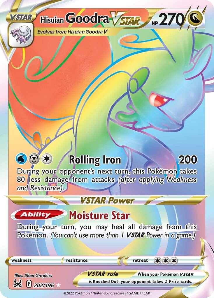 Hisuian Goodra VSTAR (202/196) [Sword & Shield: Lost Origin] - The Mythic Store | 24h Order Processing