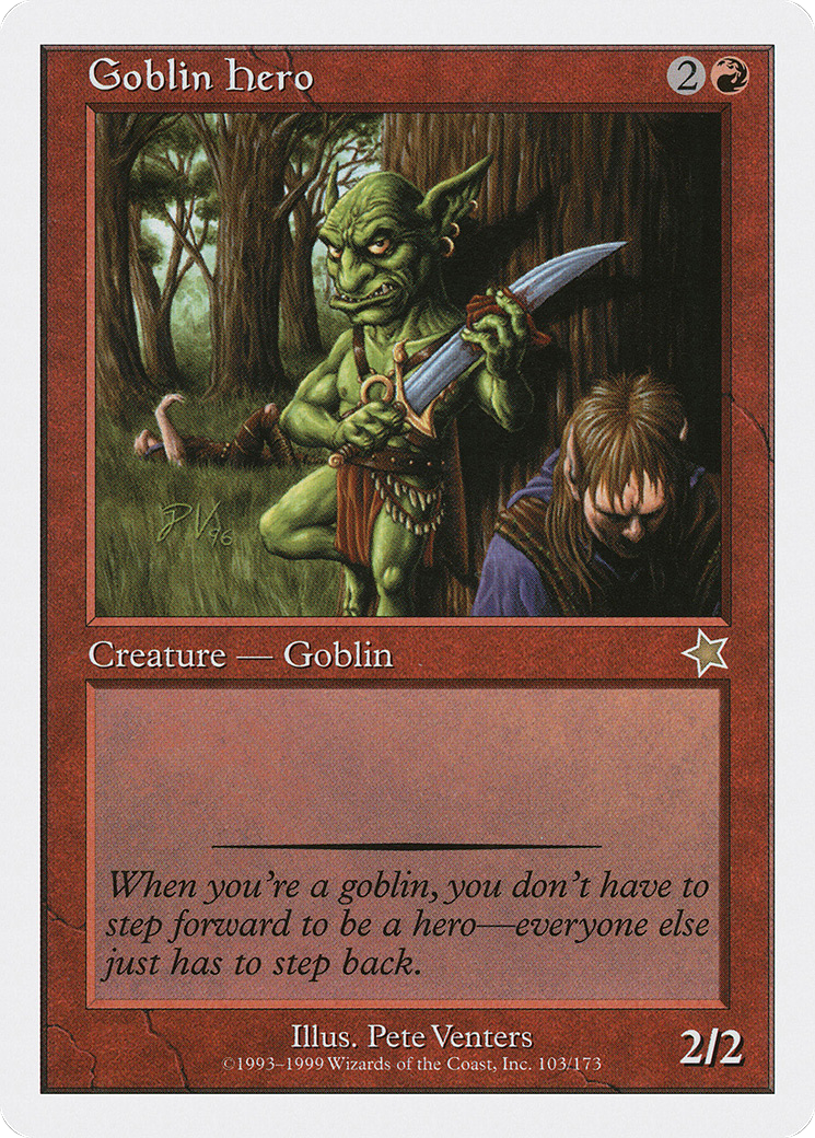 Goblin Hero [Starter 1999] - The Mythic Store | 24h Order Processing