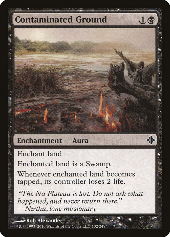 Contaminated Ground [Rise of the Eldrazi] - The Mythic Store | 24h Order Processing